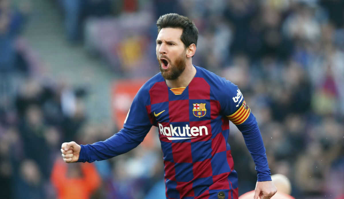 messi tras marcar gol