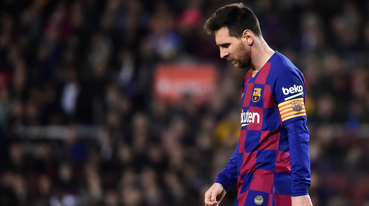 messi triste