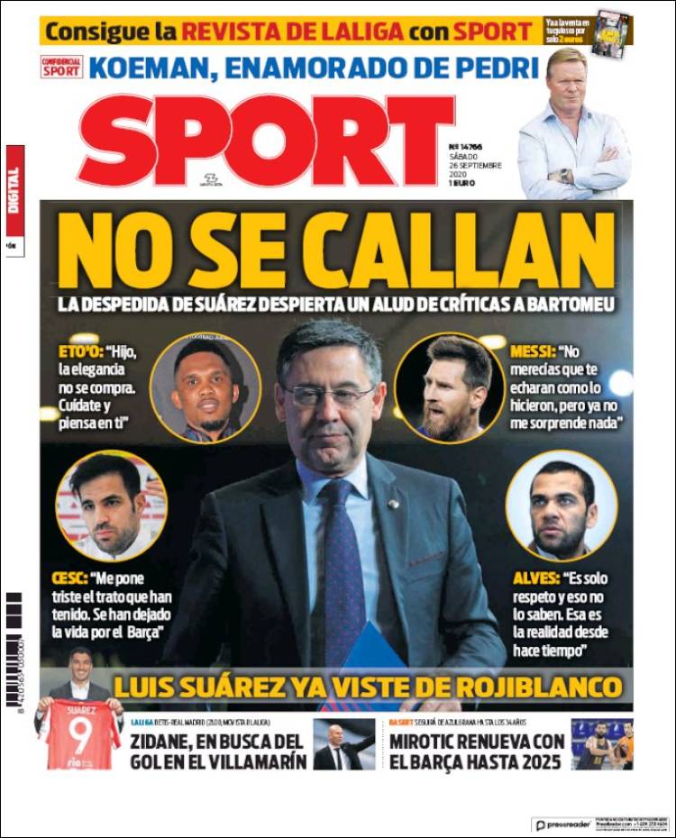 Portada Sport.