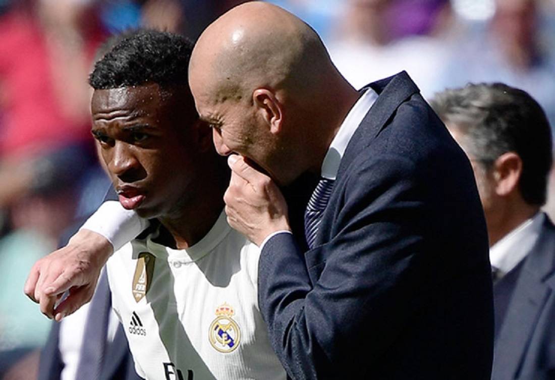 Vinícius y Zidane.