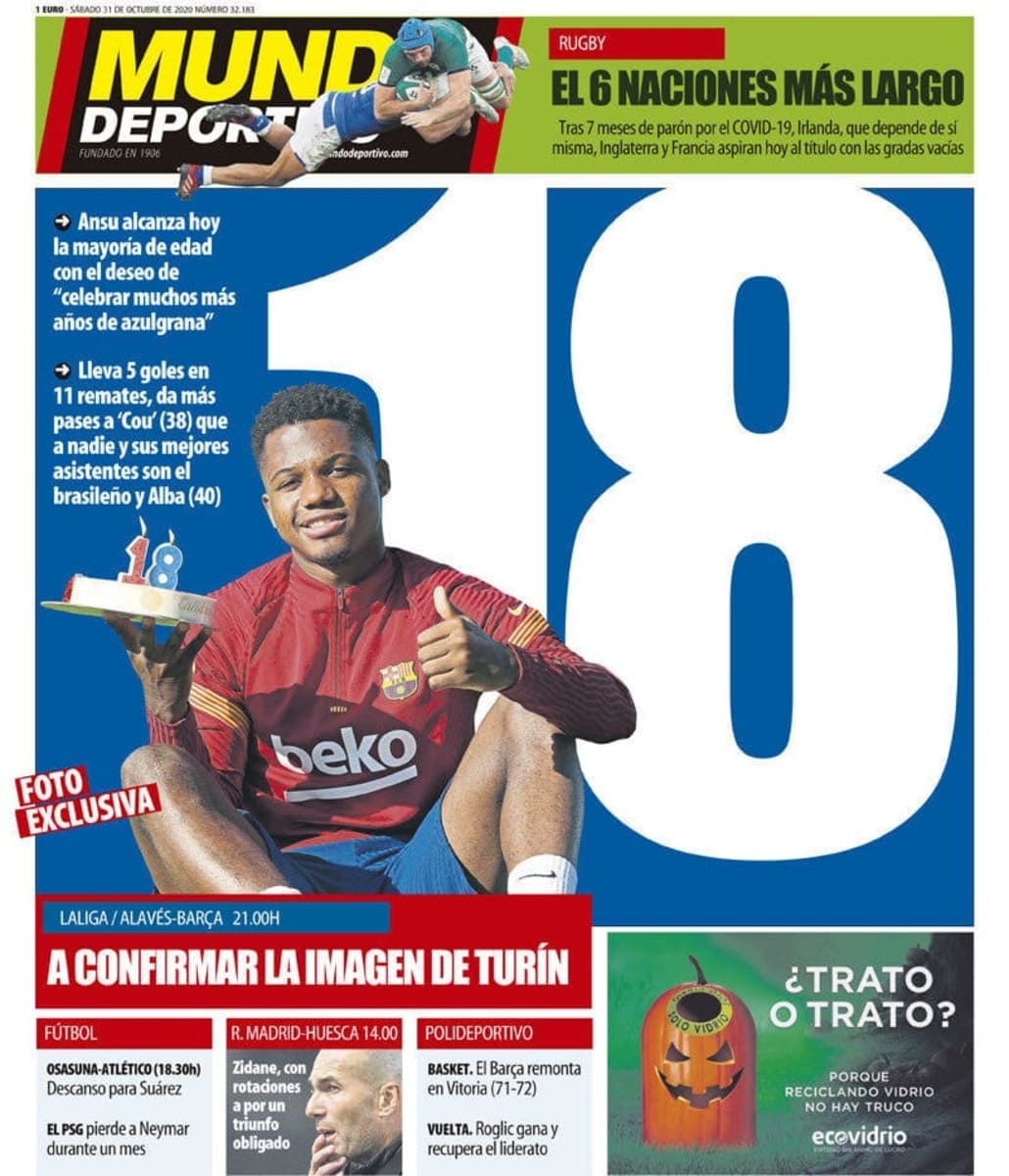 Portada Mundo Deportivo.