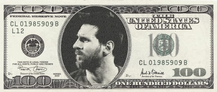 Messi dólar deuda