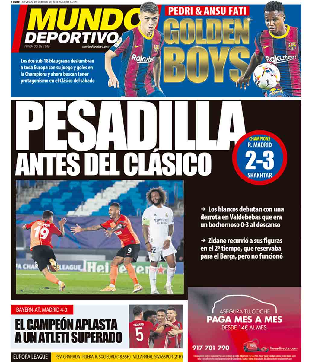Portada Mundo Deportivo
