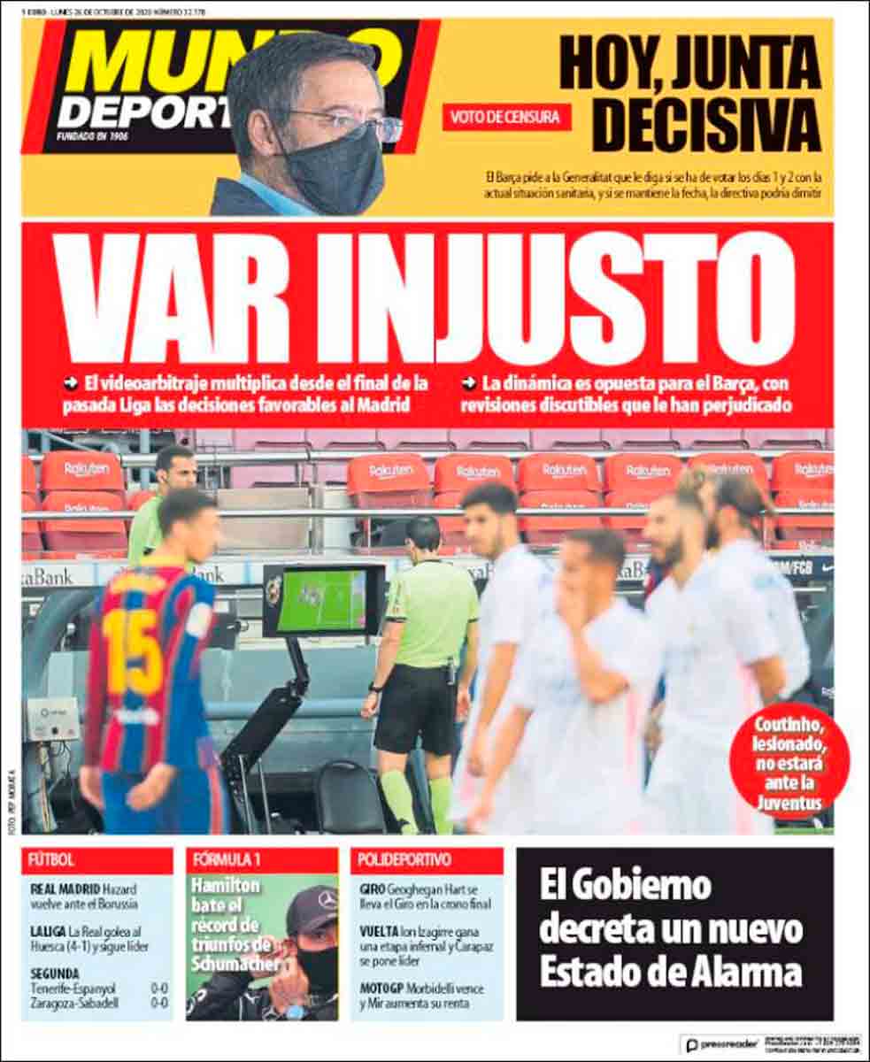Portada Mundo Deportivo