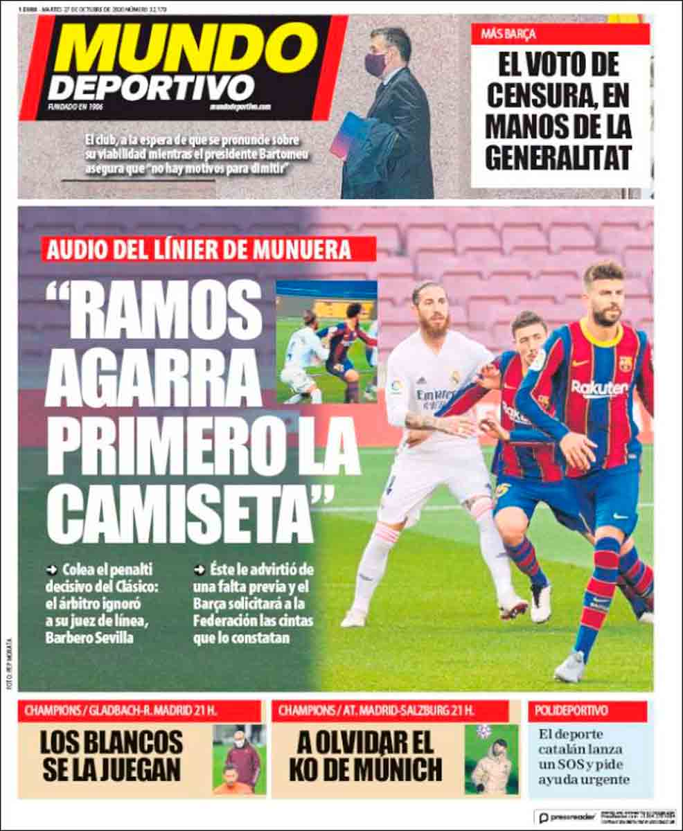 Portada Mundo Deportivo