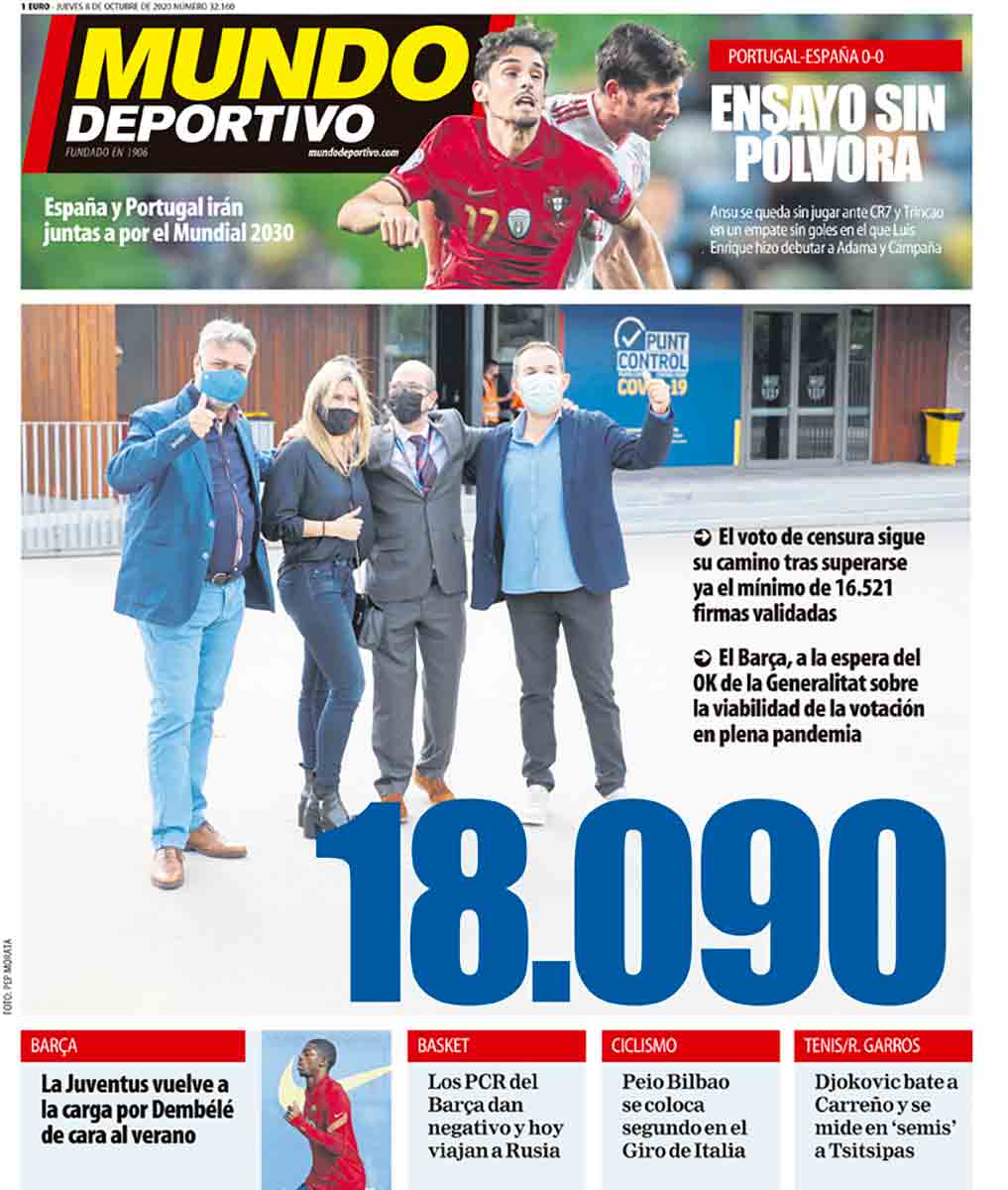 Portada Mundo Deportivo