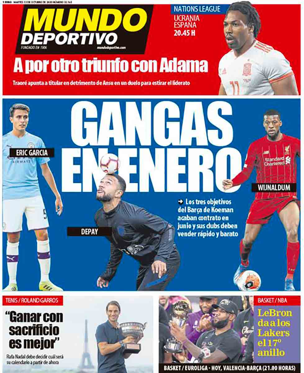 Portada Mundo Deportivo