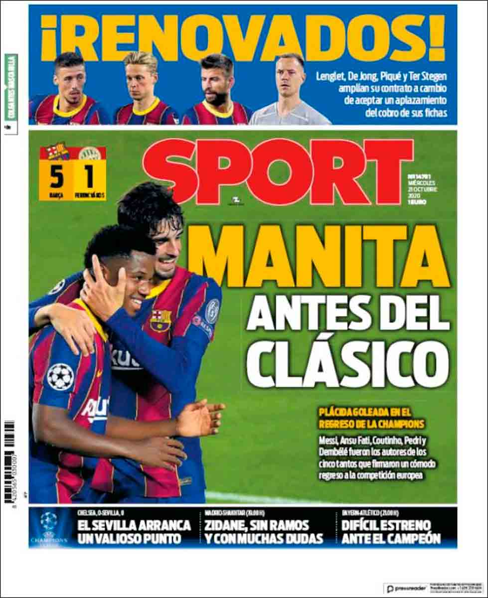 Portada Sport manita