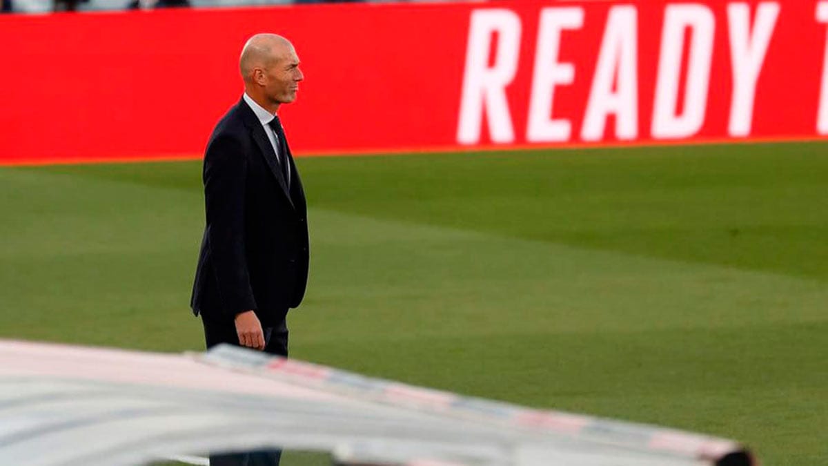 Zidane en la banda