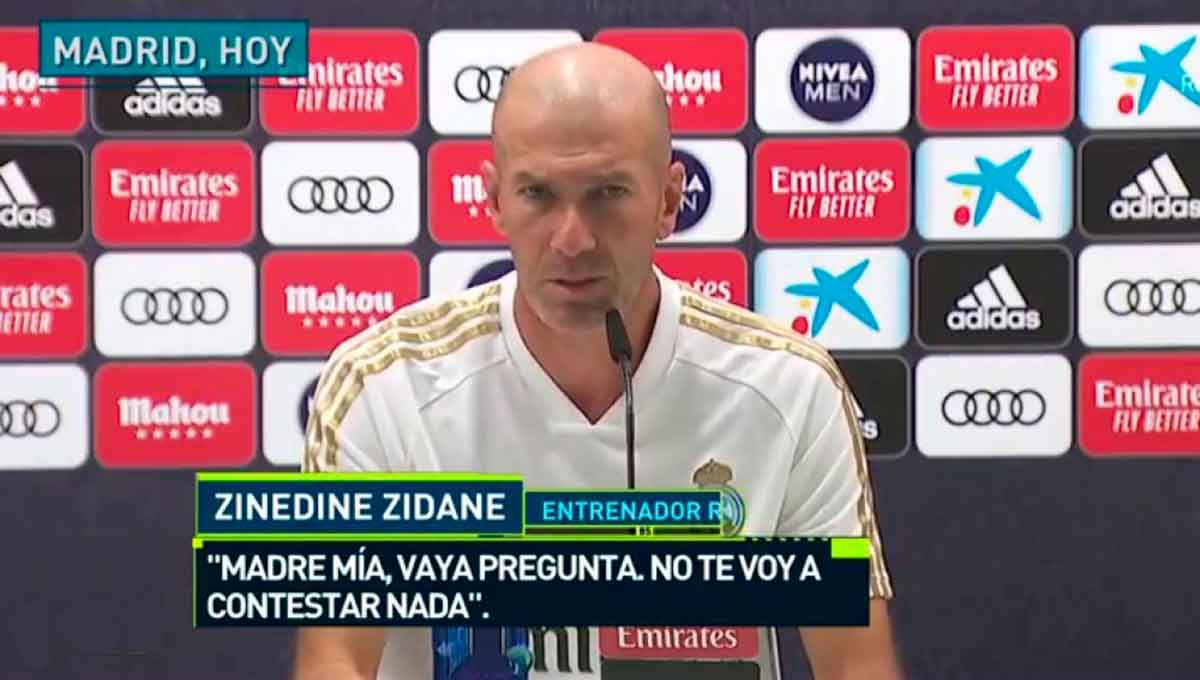 Zidane no responde a periodista