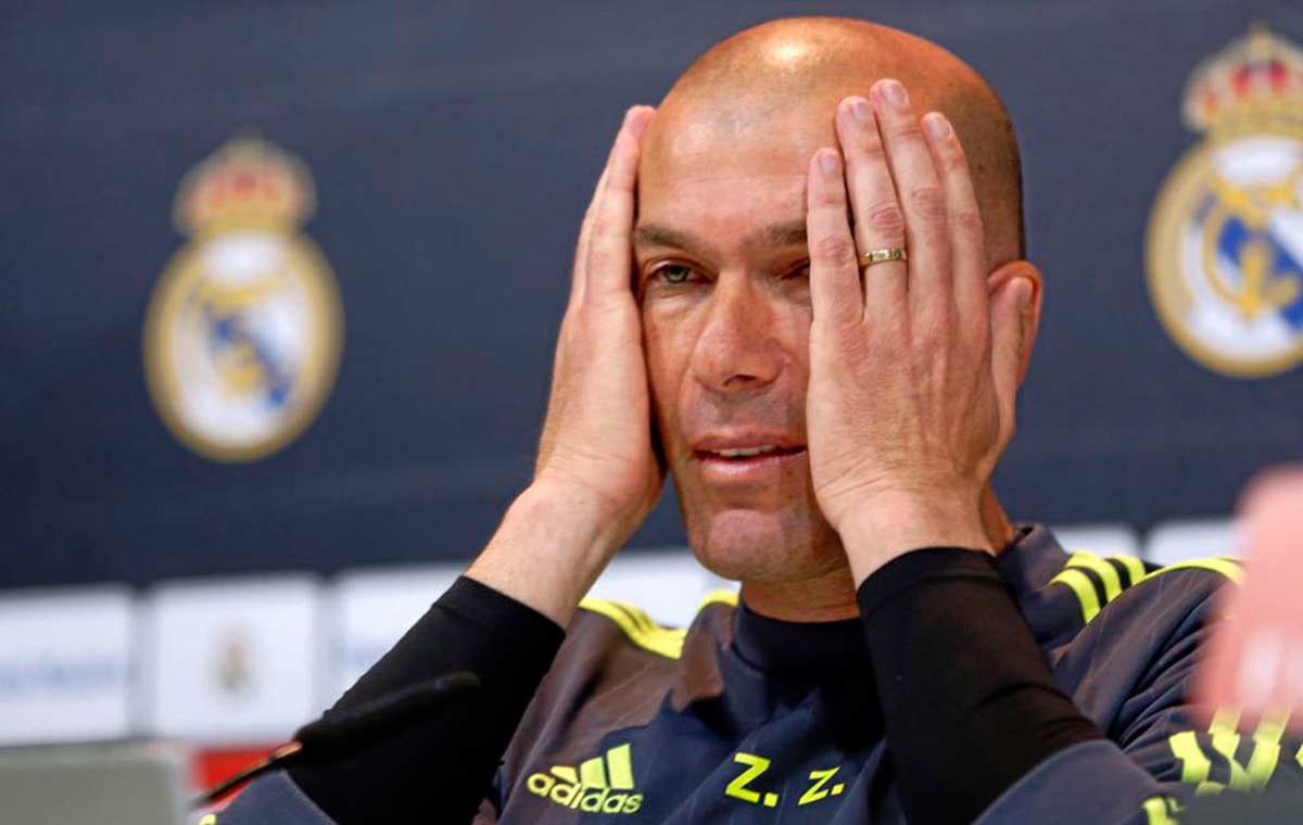 Zidane enfado rueda de prensa