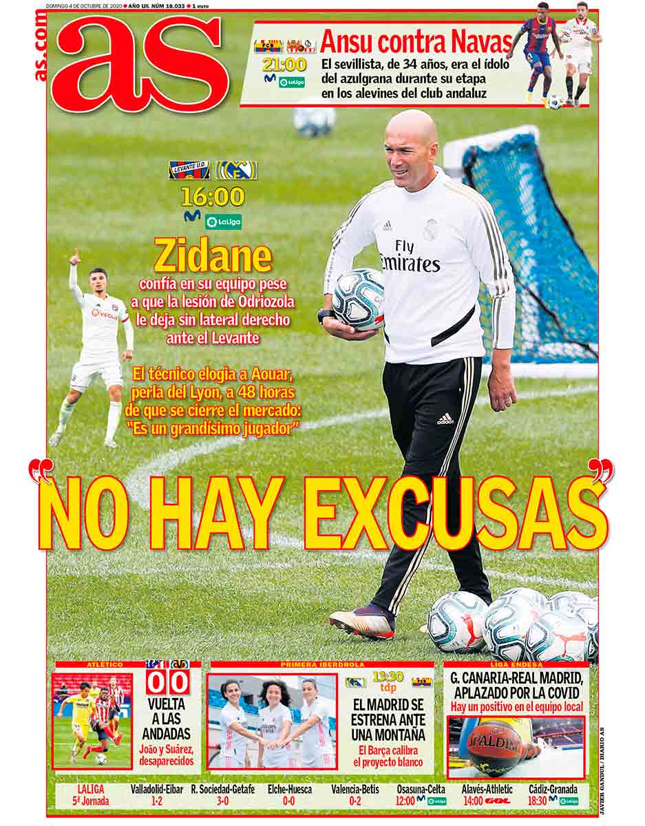 Portada AS Levante Real Madrid