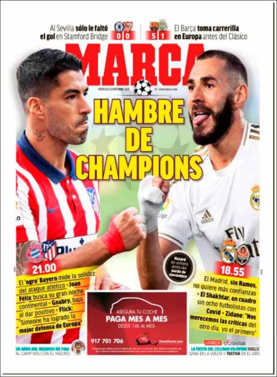 Portada Marca hambre de Champions
