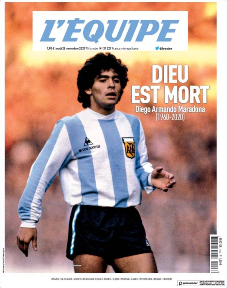 L´Equipe Maradona