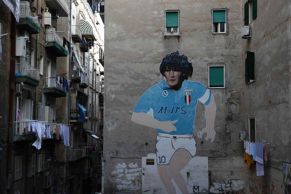 Maradona Nápoles