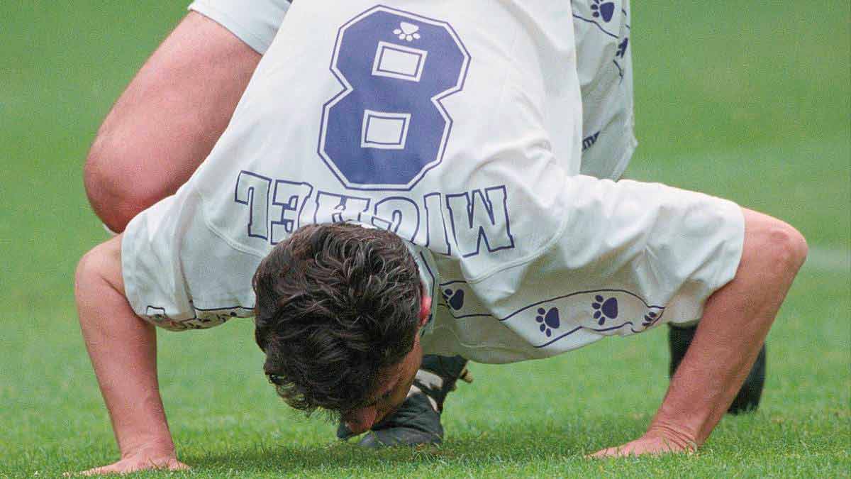 Míchel despedida beso Bernabéu