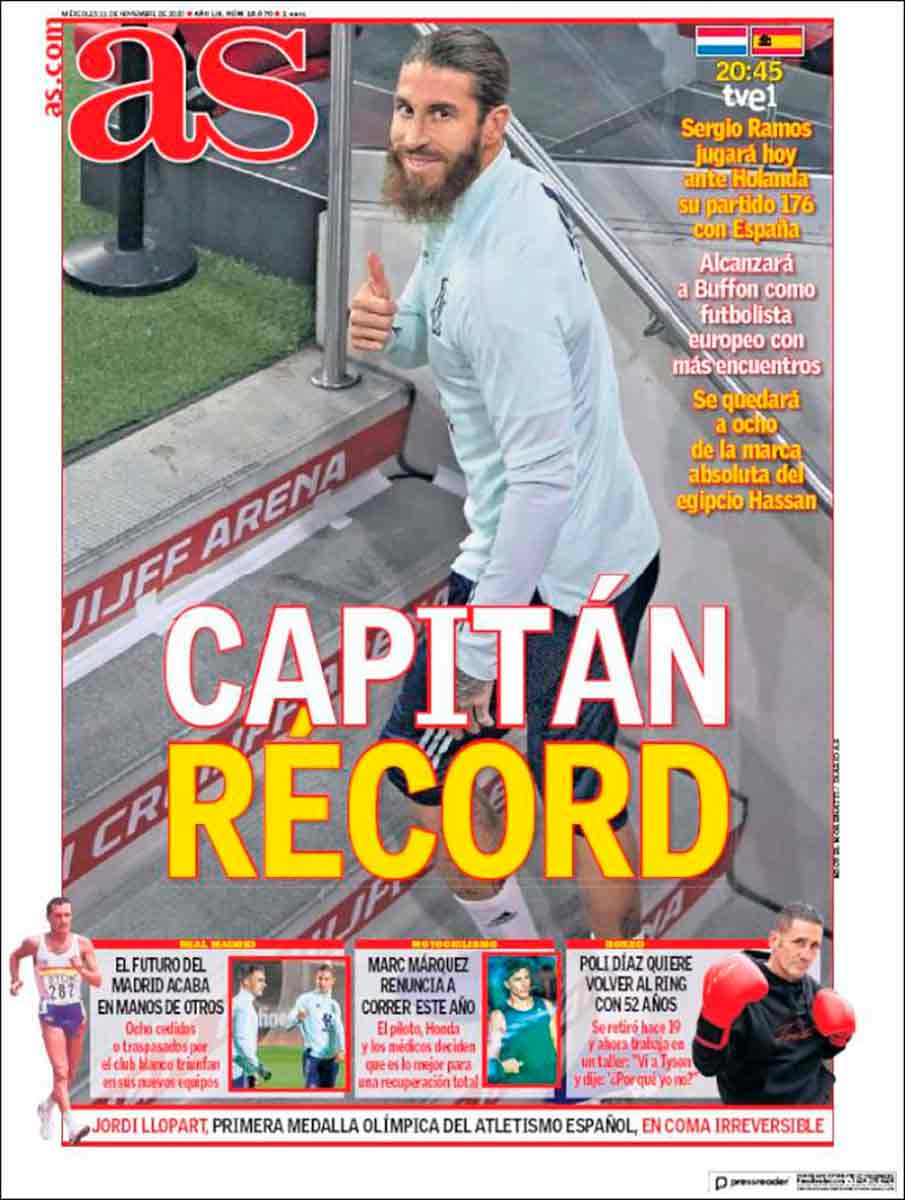 Portada As Ramos récord
