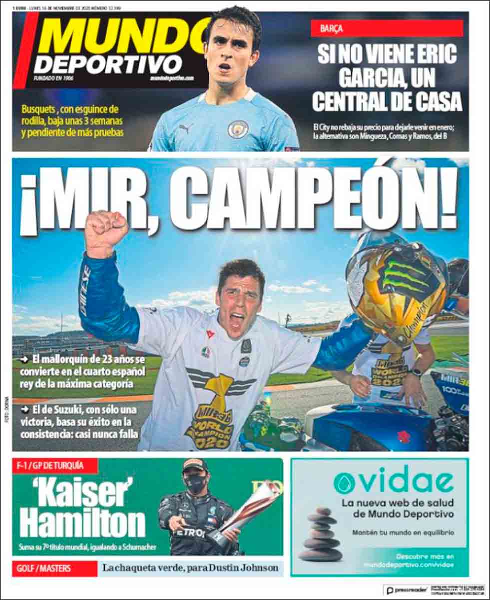 Portada Mundo Deportivo