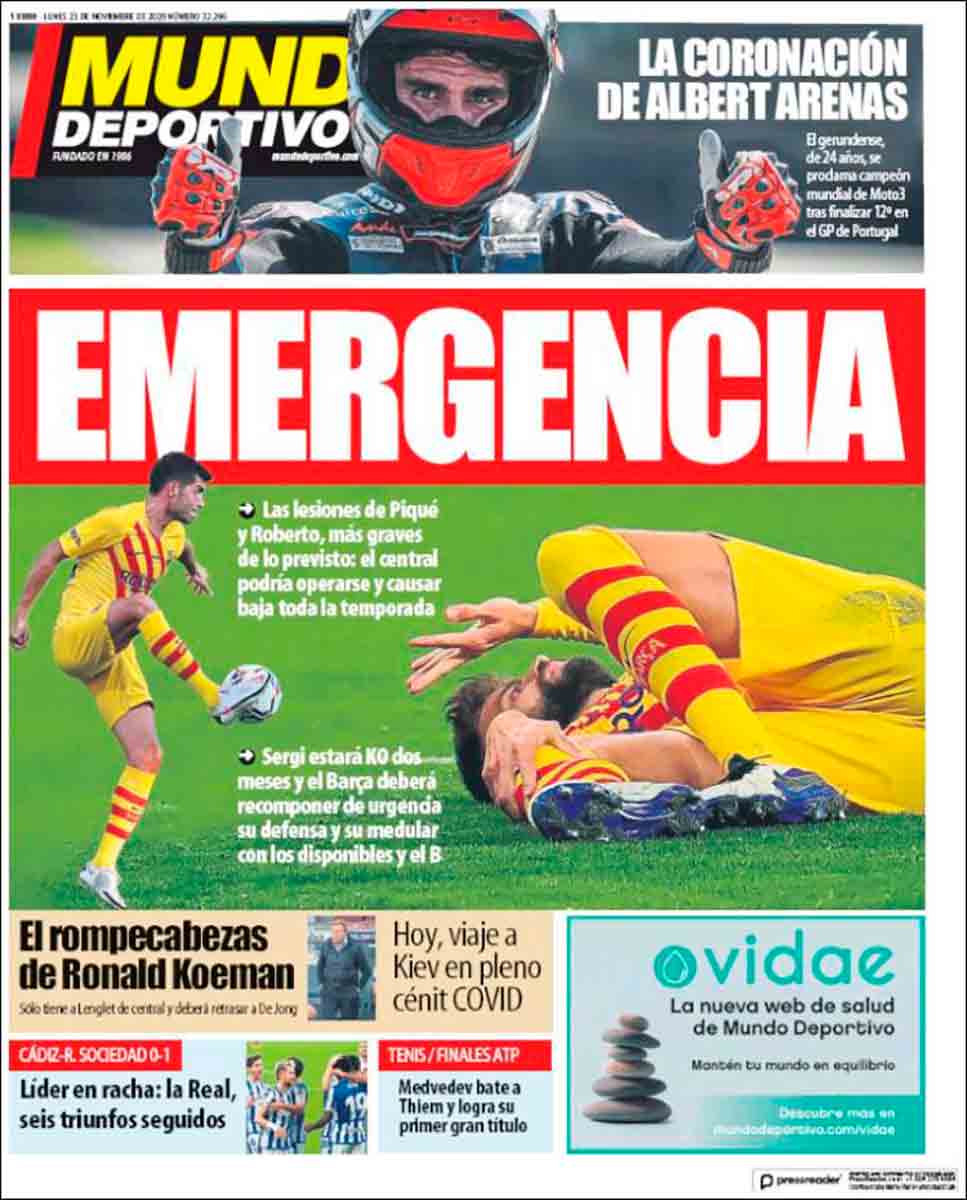 Portada Mundo Deportivo