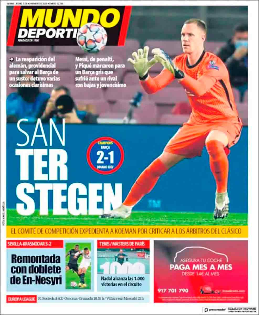 Portada Mundo Deportivo