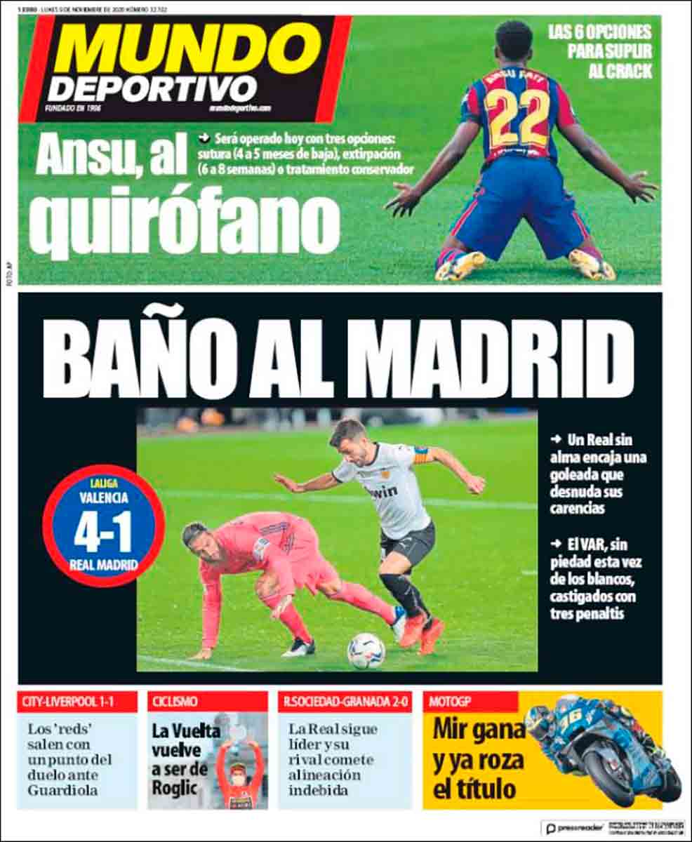 Portada Mundo Deportivo