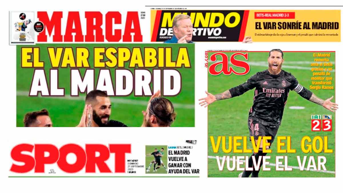 Portadas Betis Real Madrid