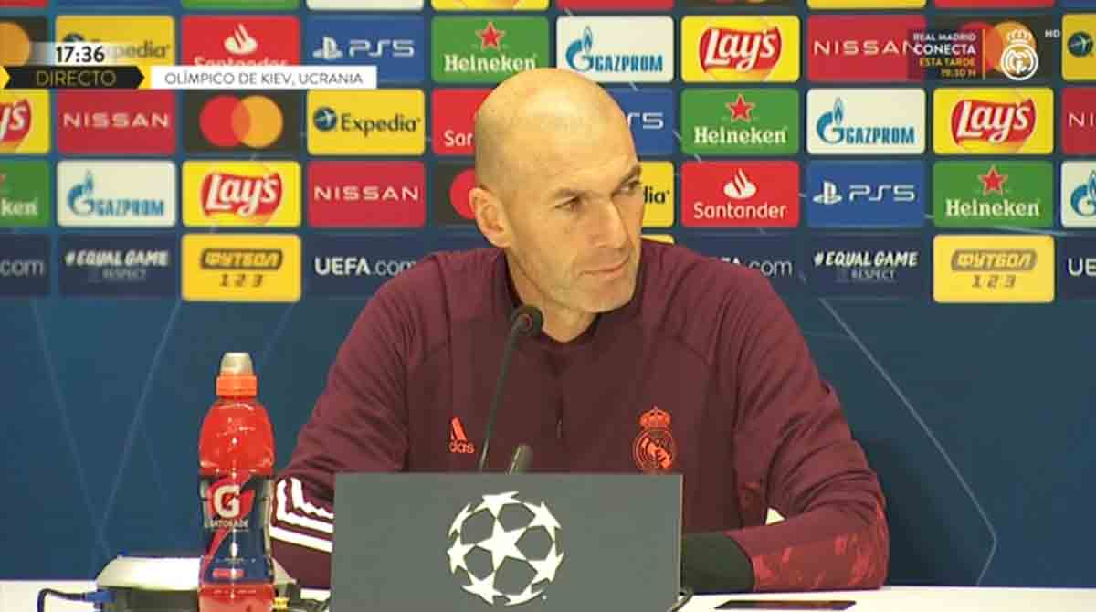 Zidane rueda de prensa Shaktar