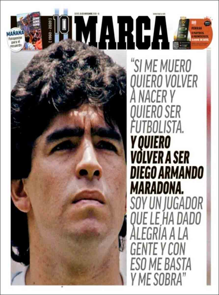 Portada Marca Maradona