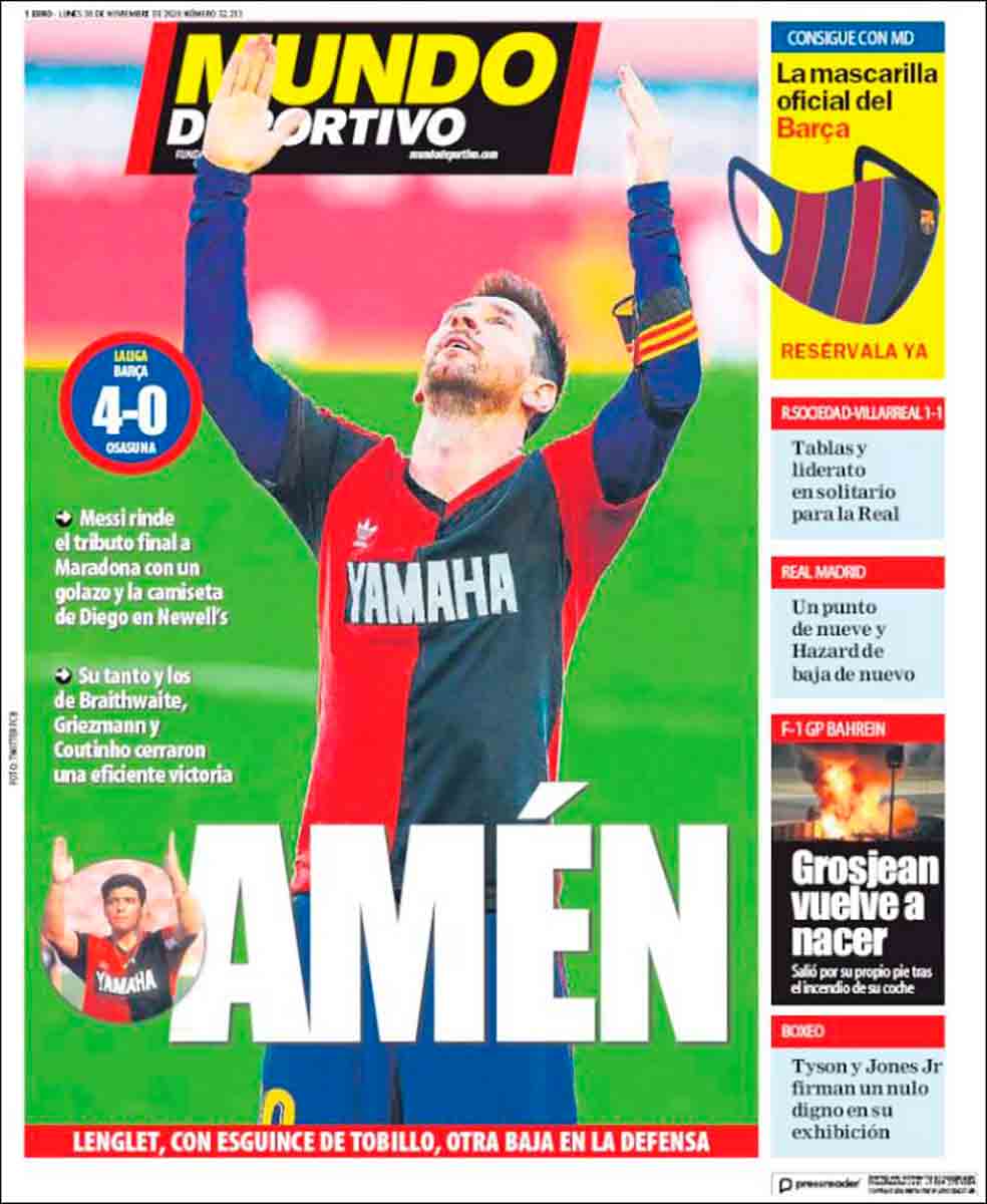 Portada Mundo Deportivo