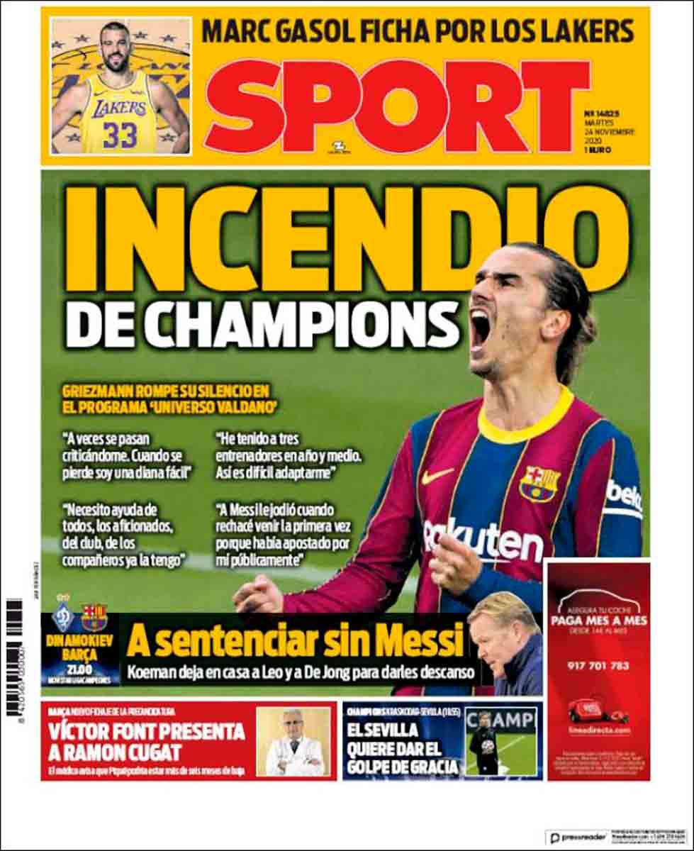 Portada Sport