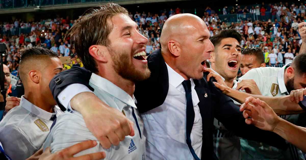 Zidane celebración