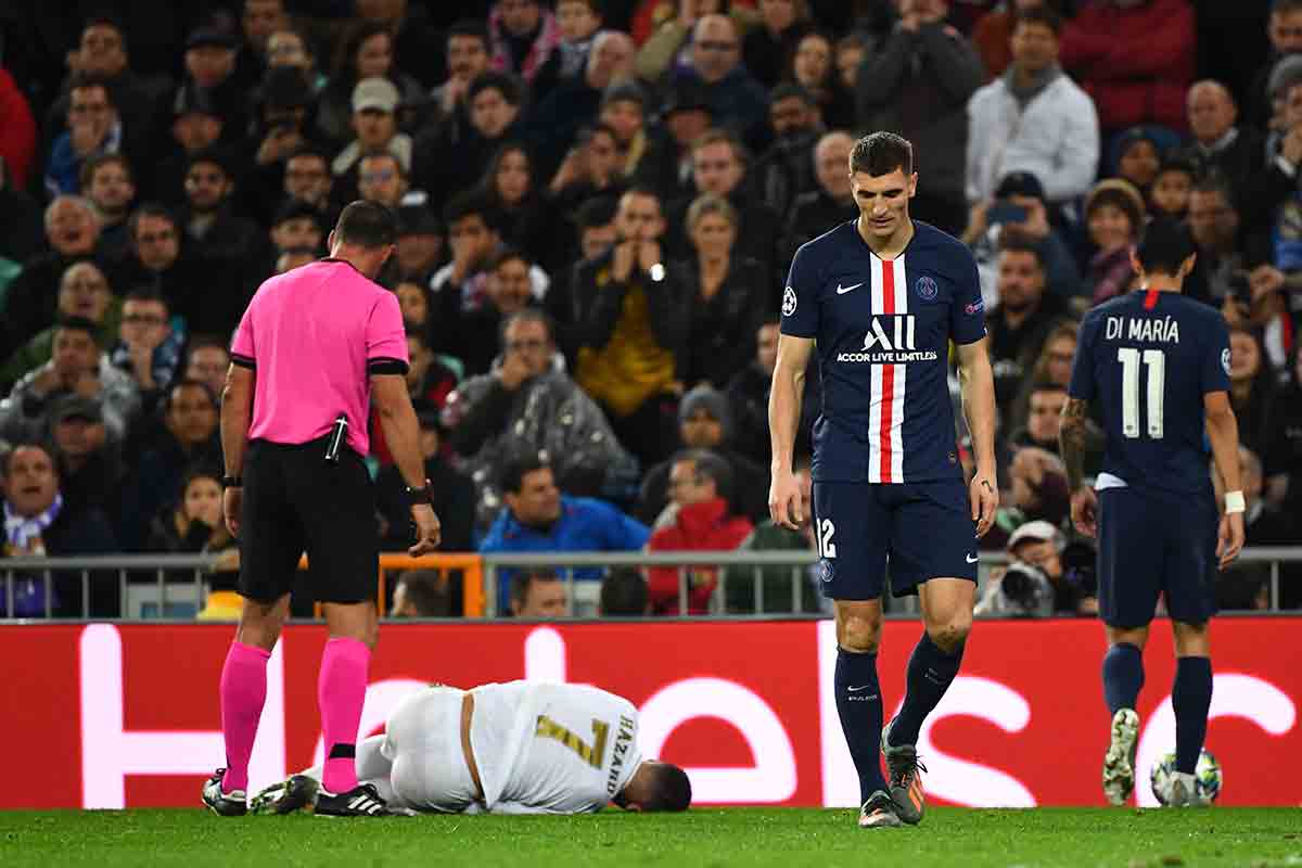 Hazard lesión PSG