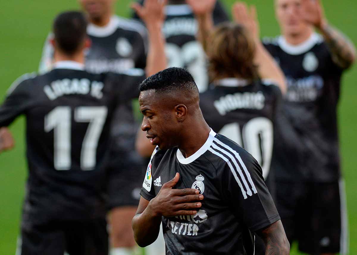 Vinicius celebra gol Sevilla