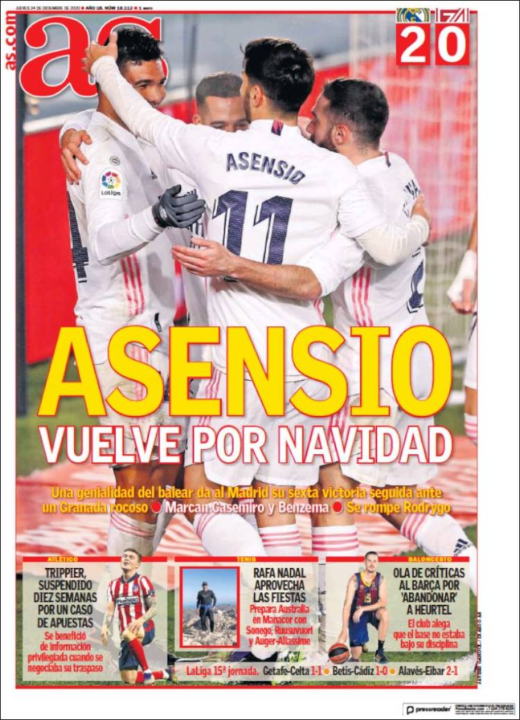 asensio navidad