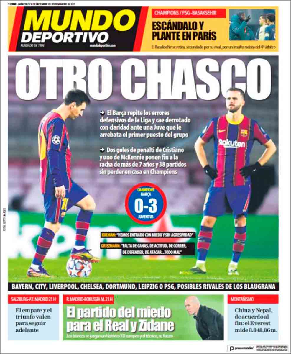 Portada Mundo Deportivo