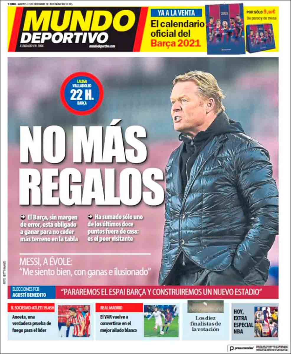 Portada Mundo Deportivo