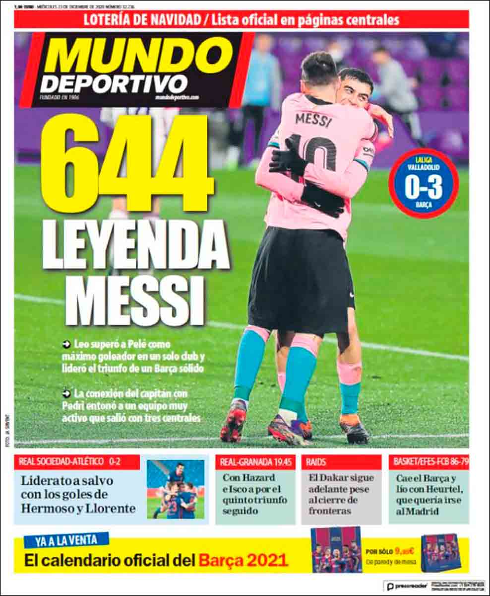 Portada Mundo Deportivo