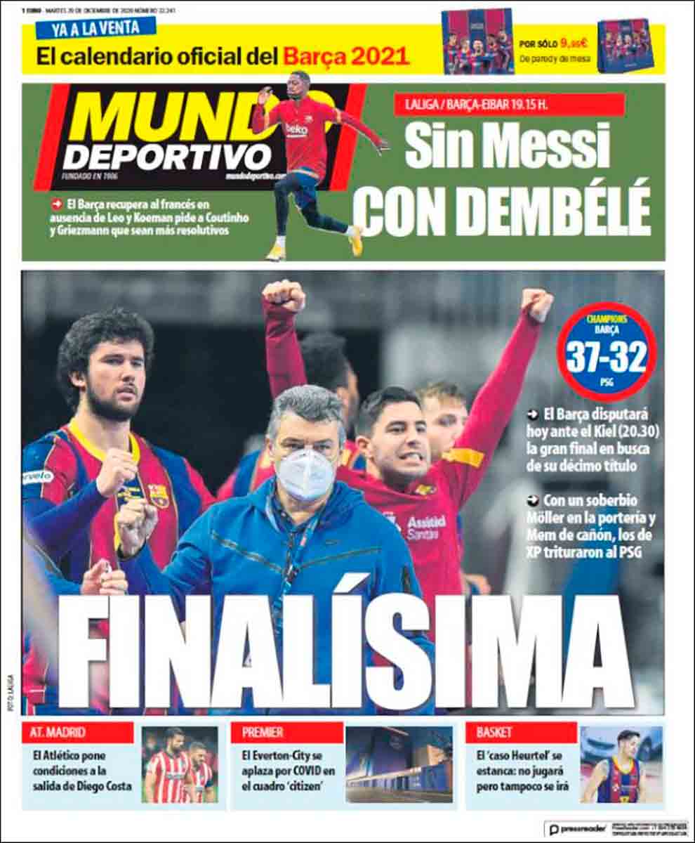 Portada Mundo Deportivo