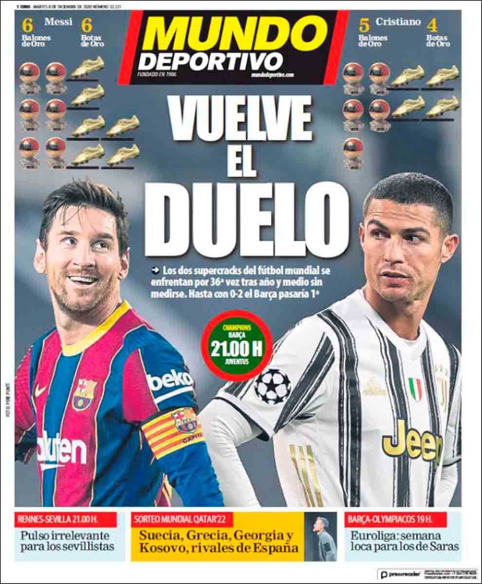 Portada Mundo Deportivo