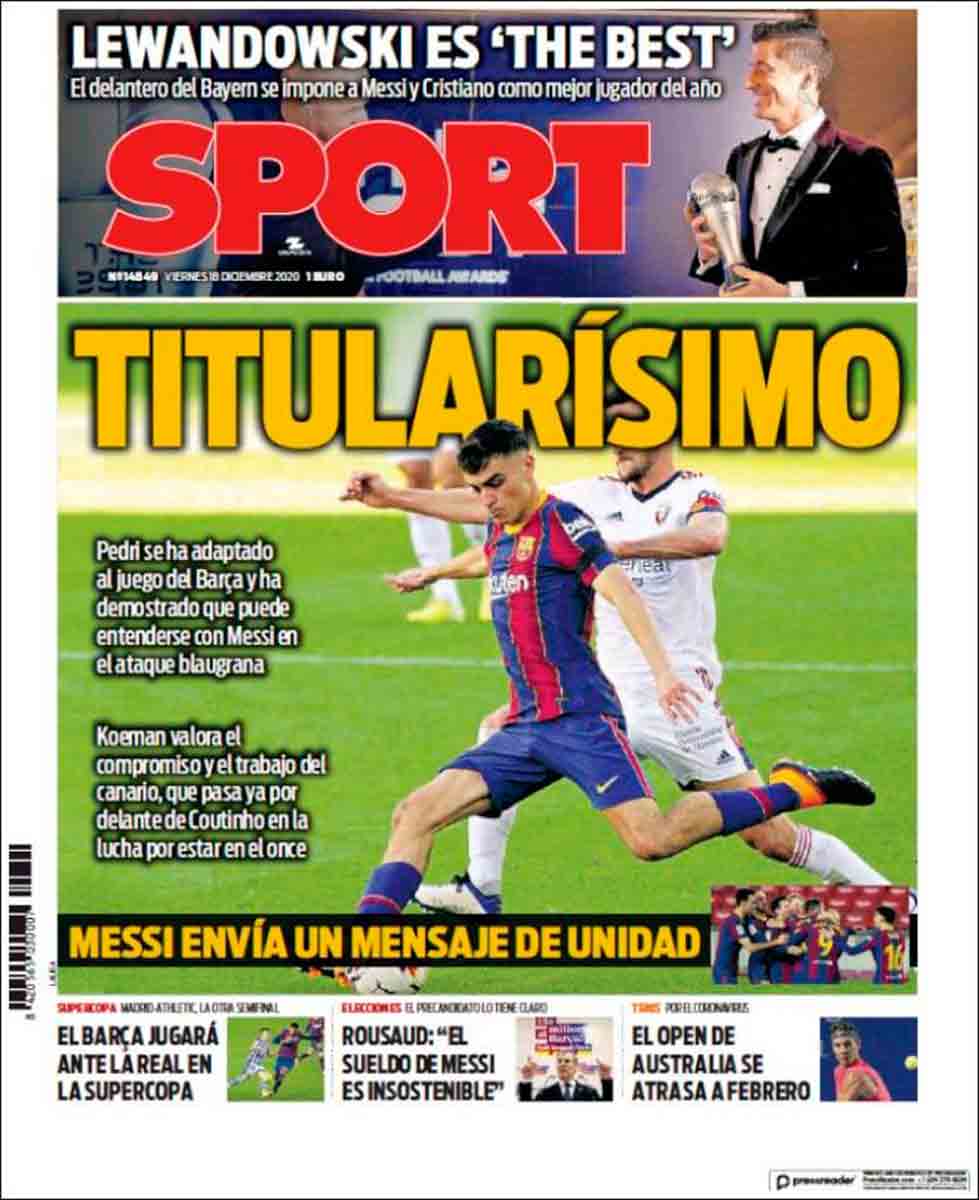 Portada Sport