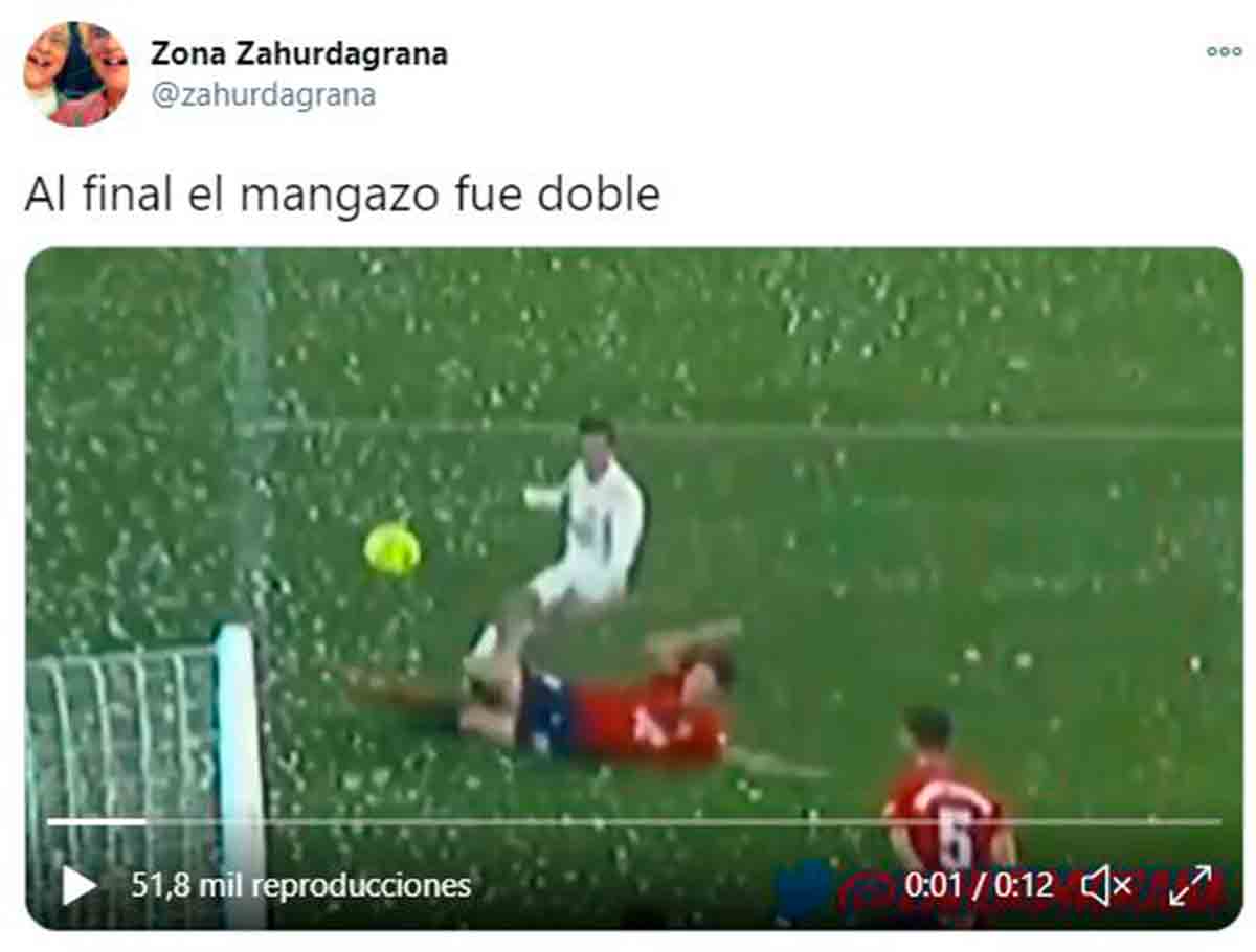Penalti a Lucas Vázquez