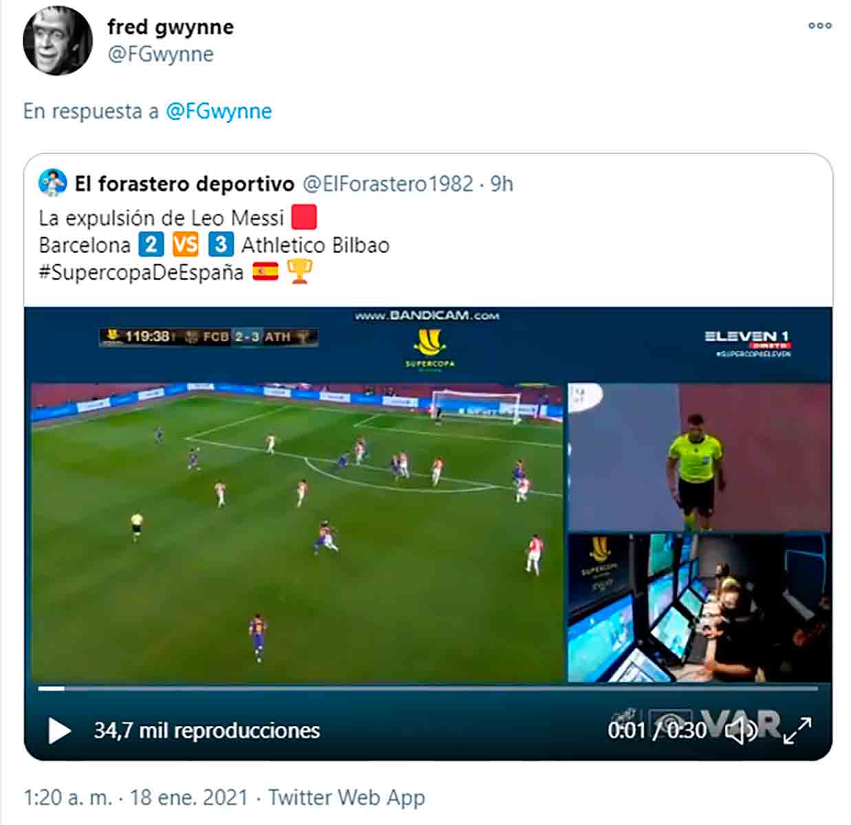 Expulsión Messi 3