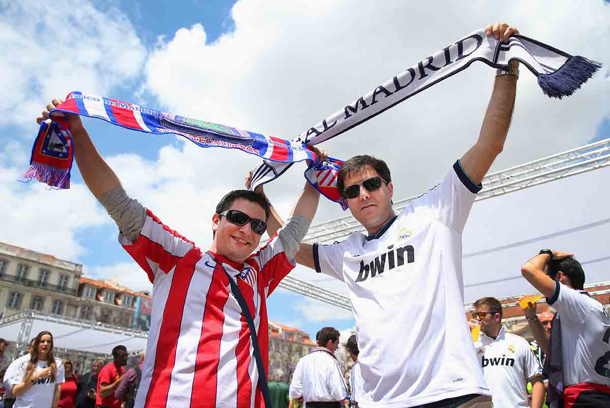 Hincha Real Madrid Atlético