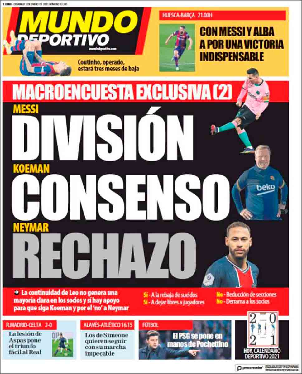 Portada Mundo Deportivo