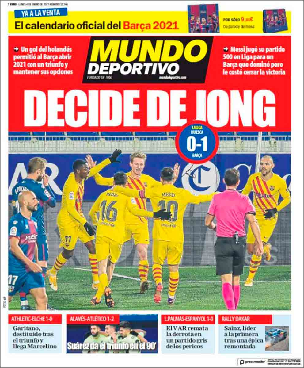 Portada Mundo Deportivo
