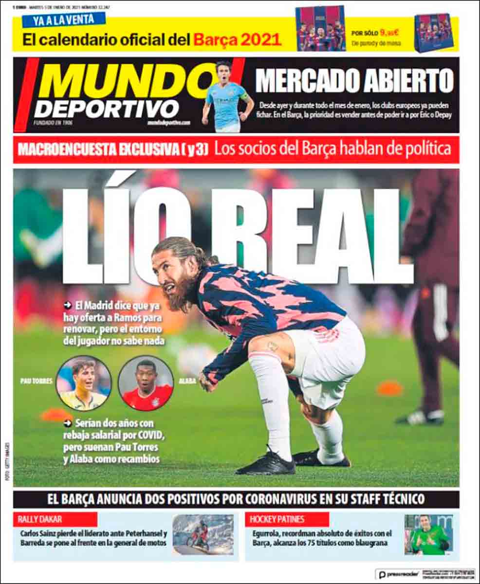 Portada Mundo Deportivo