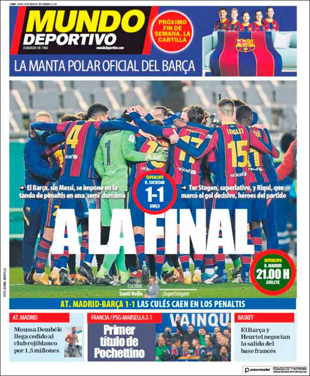 Portada Mundo Deportivo
