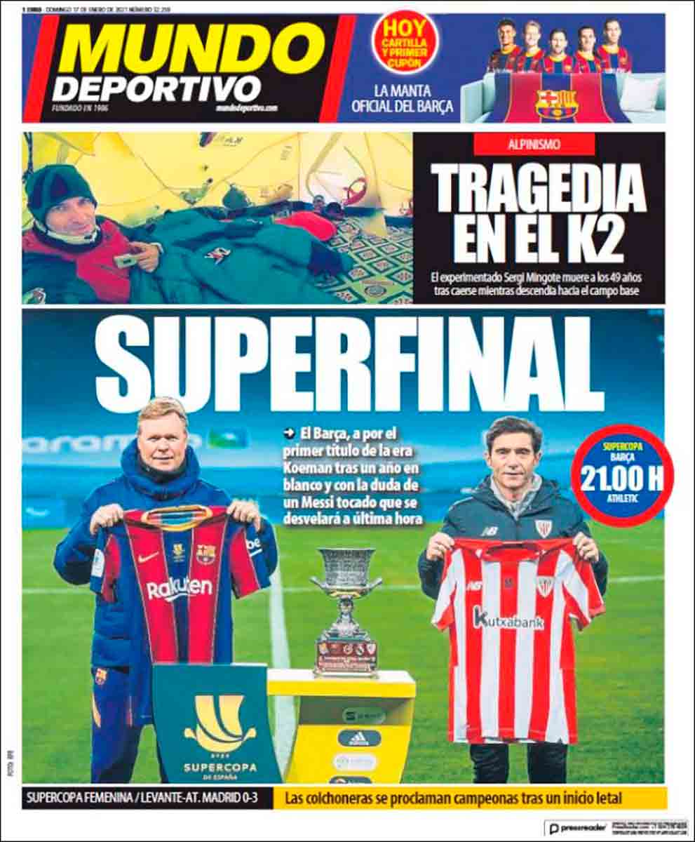Portada Mundo Deportivo
