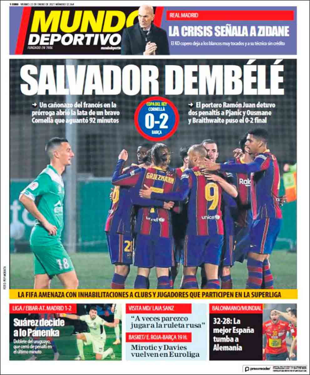 Portada Mundo Deportivo