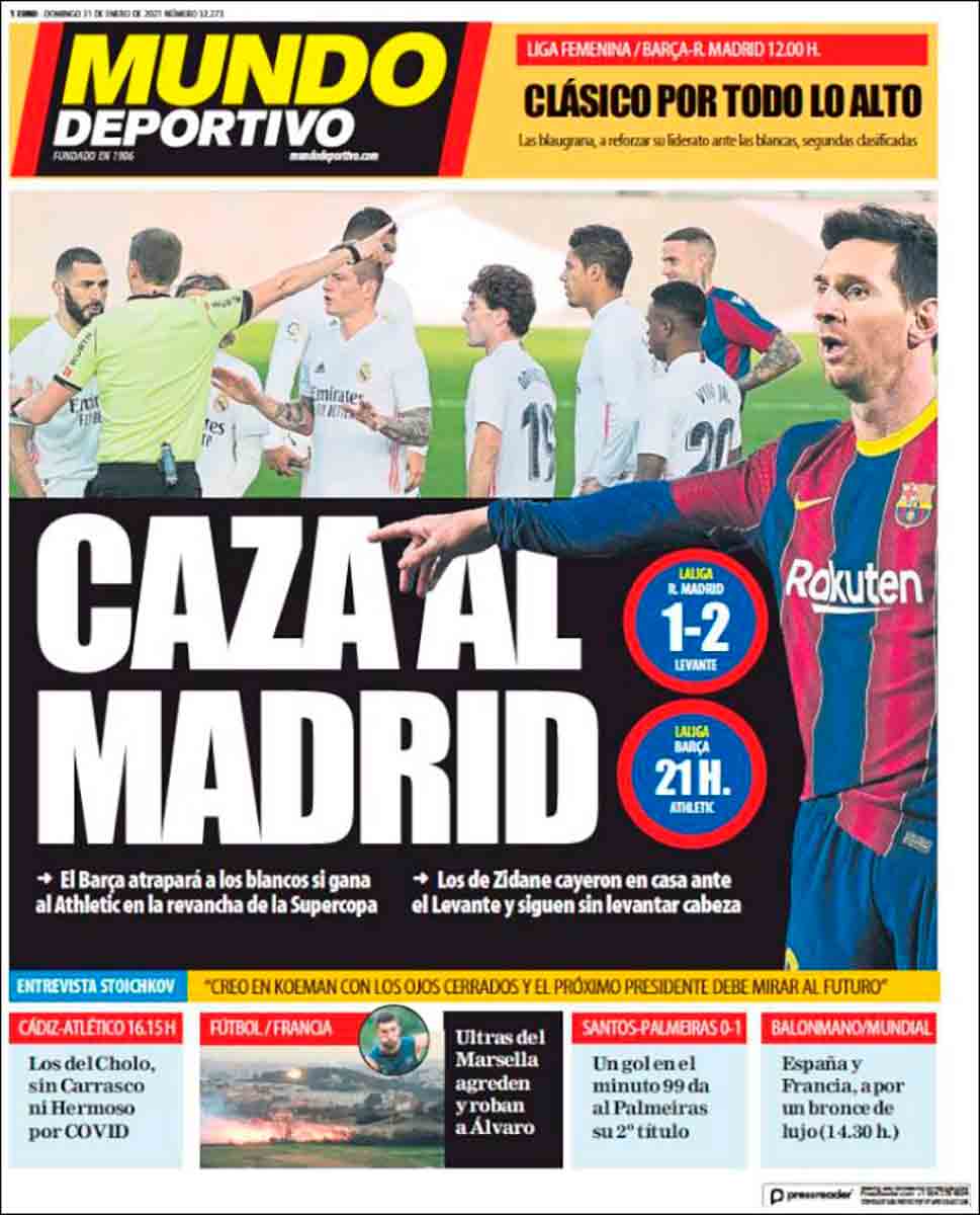 Portada Mundo Deportivo